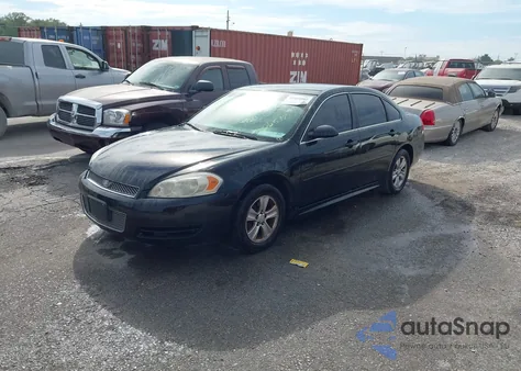 2012 Chevrolet Impala Ls из США, поврежденный, VIN 2G1WF5E3XC1206517